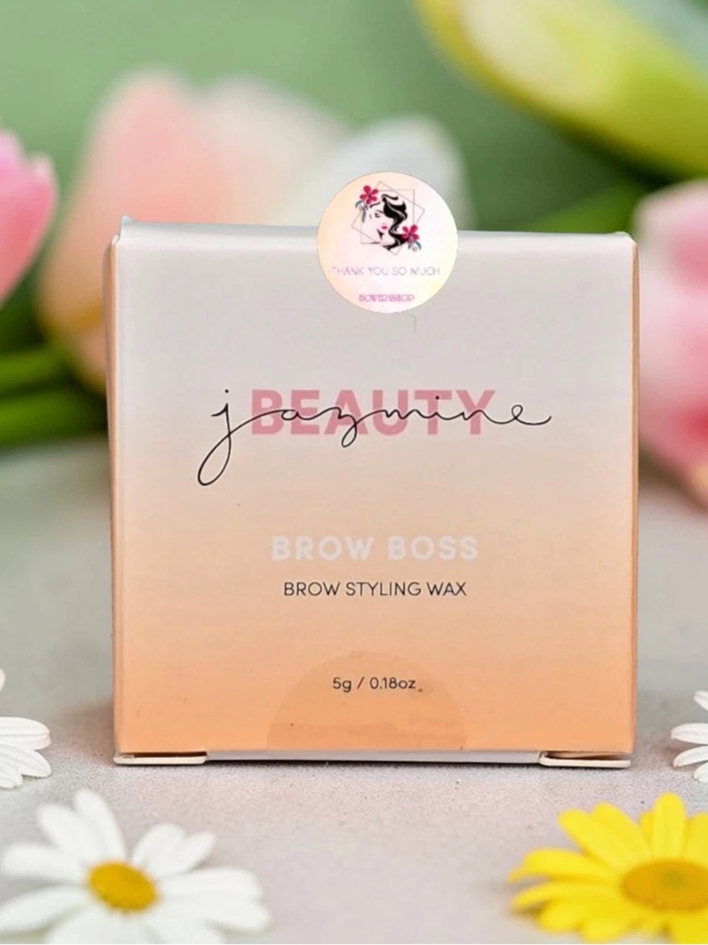NEW! Brow Boss Brow Styling Wax by Jazmine Beauty THE BEST BROWS gel $48 MSRP